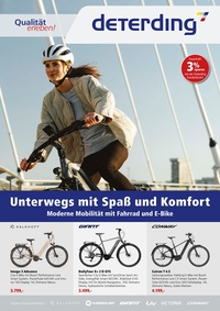 Deterding Prospekt - Unterwegs mit Spaß und Komfort