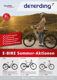 Deterding Prospekt - E-BIKE Sommer-Aktionen