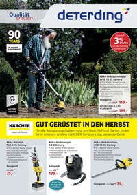 Deterding Prospekt - Kärcher Herbst