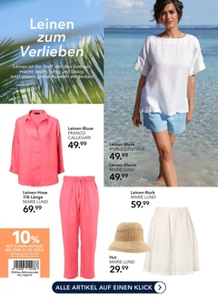 Peek & Cloppenburg / Vangraaf Prospekt - Leinen Looks