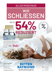 Betten Raymond Prospekt - Angebote ab 23.02.