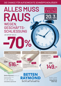 Betten Raymond Prospekt - Angebote ab 16.03.