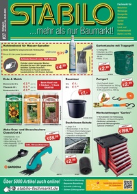 Stabilo Fachmarkt Prospekt - Gültigkeit: ab sofort bis 26.09.2023