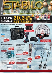 Stabilo Fachmarkt Prospekt - Black Monday