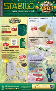 Stabilo Fachmarkt Prospekt - Wir feiern!