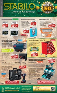 Stabilo Fachmarkt Prospekt - Angebote ab 07.11.