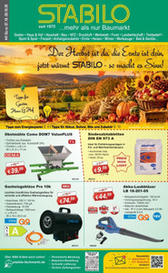 Stabilo Fachmarkt Prospekt - Herbst 2026