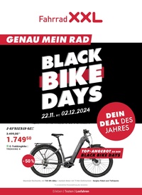 Fahrrad XXL Prospekt - Black Bike Days