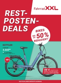 Fahrrad XXL Prospekt - RESTPOSTENDEALS