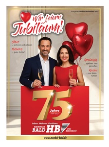 Möbel Bald Prospekt - Jubiläumsbeilage Oktober / November 2025