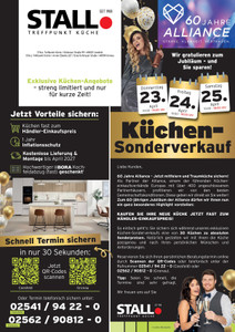 STALL Treffpunkt Küche Prospekt - STALL Treffpunkt Küche GmbH & Co.KG
