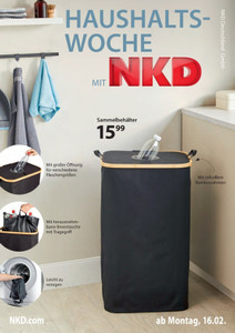 NKD Prospekt - Haushaltswoche - Seite 1