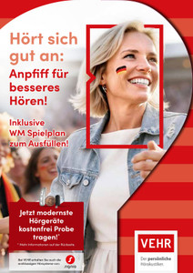 Hörgeräte Vehr Prospekt - Anpfiff für besseres Hören