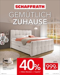 Schaffrath Prospekt - Möbelhaus Schaffrath GmbH & Co. KG