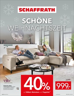 Schaffrath Prospekt - Möbelhaus Schaffrath GmbH & Co. KG - Seite 1