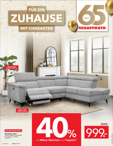 Schaffrath Prospekt - Möbelhaus Schaffrath GmbH & Co. KG - Seite 1