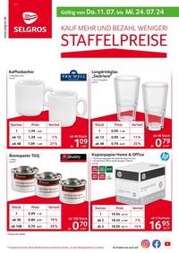 SELGROS Prospekt - Staffelpreise