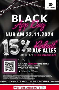 SELGROS Prospekt - Black App Day