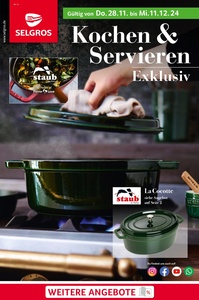 SELGROS Prospekt - Kochen & Servieren