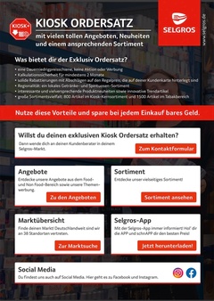 SELGROS Prospekt - Ordersatz