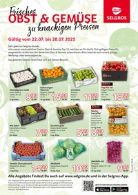 SELGROS Prospekt - Obst & Gemüse