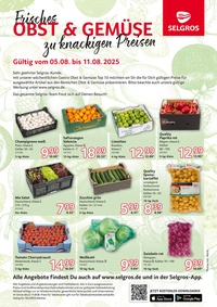 SELGROS Prospekt - Obst & Gemüse