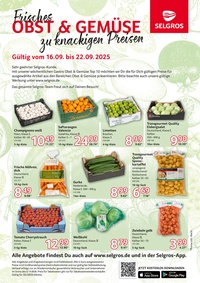 SELGROS Prospekt - Obst & Gemüse