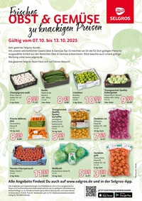 SELGROS Prospekt - Obst & Gemüse