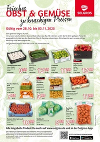SELGROS Prospekt - Obst & Gemüse