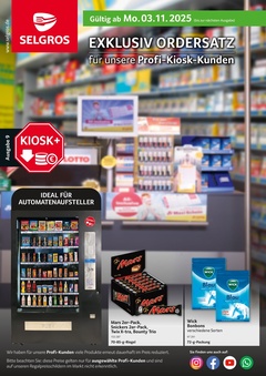 SELGROS Prospekt - Ordersatz - Seite 1