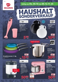 SELGROS Prospekt - Haushaltsonderverkauf