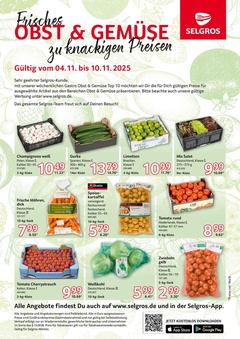 SELGROS Prospekt - Obst & Gemüse - Seite 1