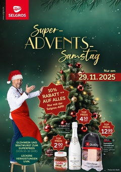SELGROS Prospekt - Supersamstag - Seite 1