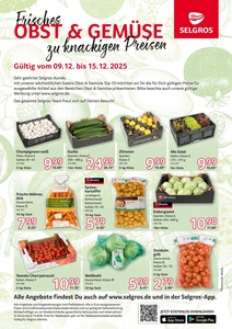 SELGROS Prospekt - Frischeangebot