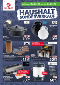 SELGROS Prospekt - Haushaltsonderverkauf