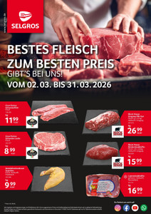 SELGROS Prospekt - Bestes Fleisch