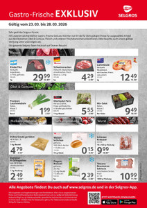 SELGROS Prospekt - Gastroangebote