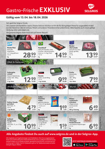 SELGROS Prospekt - Gastroangebote