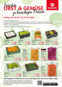 SELGROS Prospekt - Frischeangebot