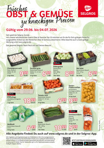 SELGROS Prospekt - Frischeangebot