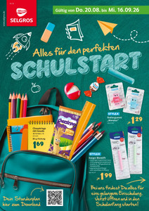 SELGROS Prospekt - Schulstart
