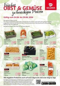 SELGROS Prospekt - Frischeangebot