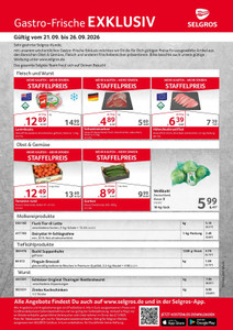 SELGROS Prospekt - Gastroangebote - Seite 1