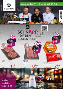 SELGROS Prospekt - Angebote ab 01.10.