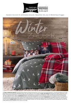 Bettenhaus Hugger Prospekt - Winter Zauber - Seite 1
