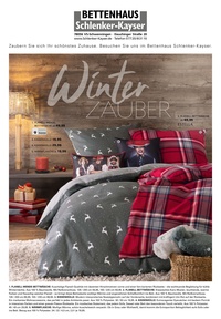 Bettenhaus Schlenker-Kayser Prospekt - Winter Zauber