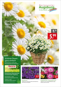Gartencenter Augsburg Prospekt und aktuelle Angebote weekli
