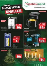 hagebaumarkt Prospekt - Unsere Black Week Knaller