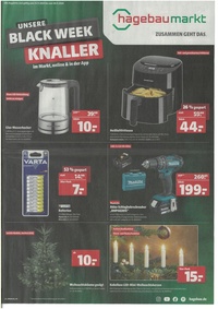 hagebaumarkt Prospekt - Black Week Knaller