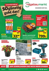 hagebaumarkt Prospekt - Gartenarbeit steht an? SO günstig geht das!